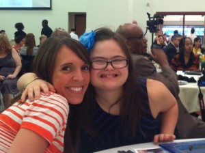 Ms. Stefanie *& Rachel at Mayor's Awards program