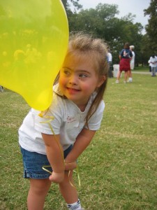 Sweet picture at Buddy Walk 2004 by our friend Greg Battistelli