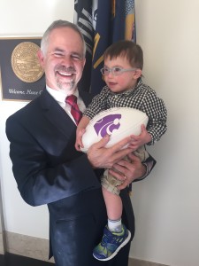 Abe and the Congressman love a little football