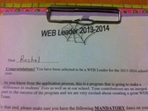WEB Leader Letter
