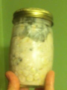 Breakfast Parfait in a Jar