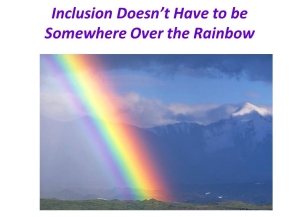 inclusion hard work rainbow