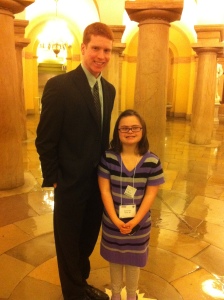 Rachel's first tip to the Hill and her personal Capitol tour. 