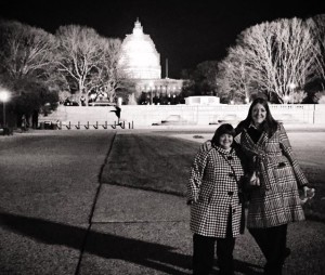 Sara Wolff & sister Jennifer headed to the 2015 State of the Union Address. 