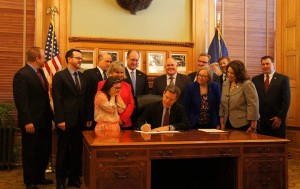 KS ABLE brownback signing rachel excited