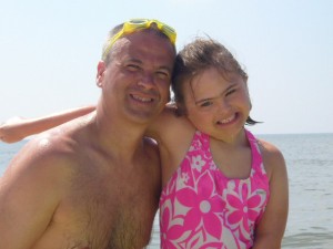 A girl and the best daddy in the world 